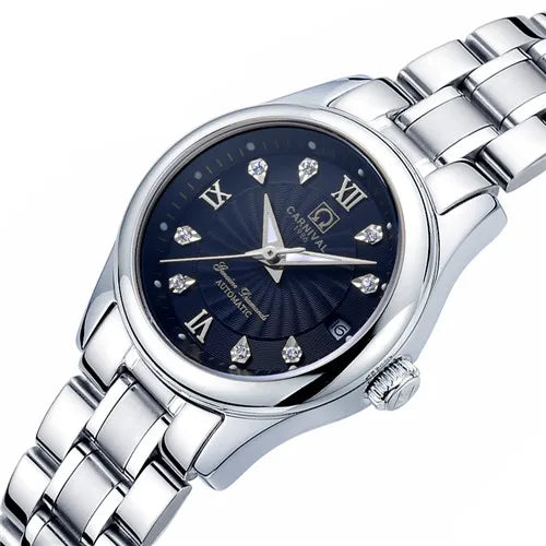 Carnival Women Watches Top Luxury Brand Ladies Automatic Mechanical Watch Women Sapphire Waterproof Relogio Feminino Reloj Mujer