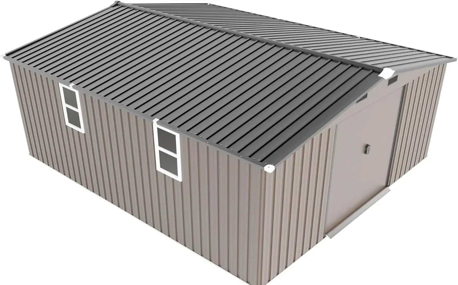 hot-sellingCampcraft 0.25mm Color Steel Plate Tiny House Kit with Protective Film, Daylight Windows, and Gift Set(Brown)