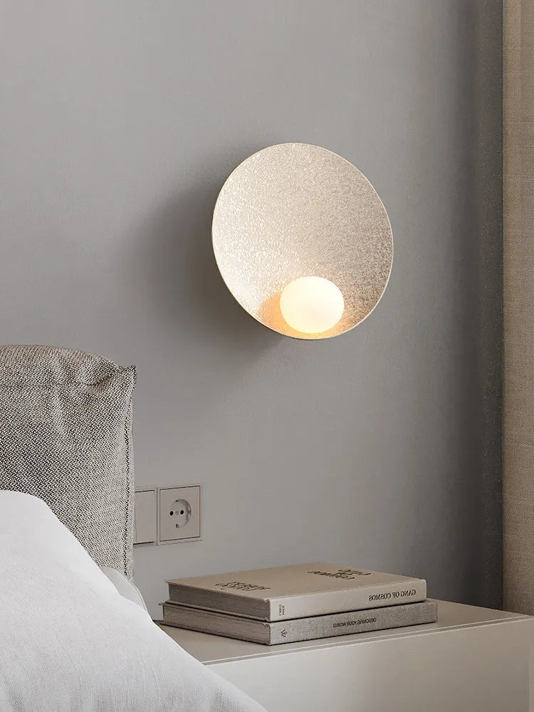 Frosted Floral LED Wall Lamp Creative Designer Art Light for Bedroom Living Room Background Corridor Home  Atmospheric wall lamp