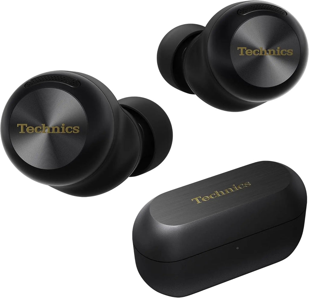 Adaptive Noise Cancelling, 3 Device Multipoint, 10-hr Battery, Wireless Charging, in Ear Headphones - EAH-AZ100-K (Black)