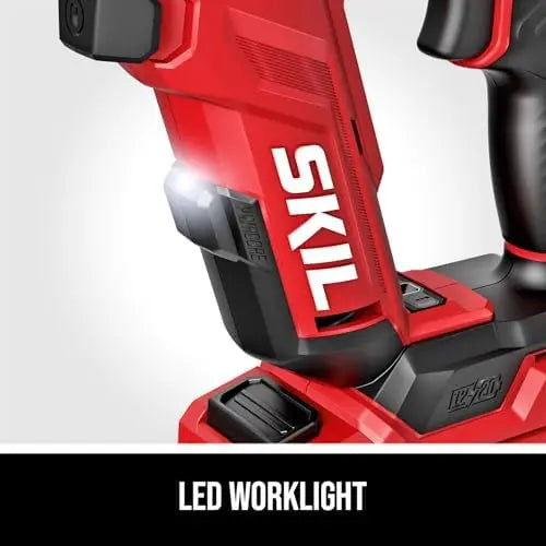 SKIL 20V Brushless Flip Drill Driver Kit with 2.0Ah USB-C Battery & Charger - DL6300D-12