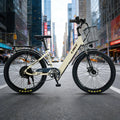 48V20AH lithium battery urban leisure electric bicycle, lightweight 400W electric moped bicycle, 26-inch 7-speed E-Bike