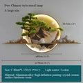Modern Chinese Picture Creative Landscape Picture Lamp Home Decor Living Room Study Bedroom Wall 3d wall painting with lights