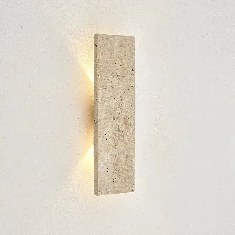 Natural Stone Outdoor Waterproof Wall Lamp 18W LED for Bedroom And Living Room Lighting