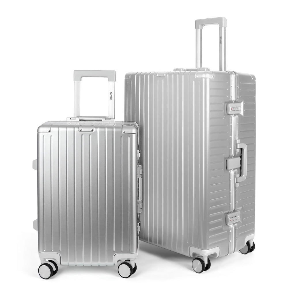 Trolley Luggage 20inch 28inch High Quality Aluminum Frame Rolling Suitcase Carry-On Luggage With Spinner Wheels & TSA Lock