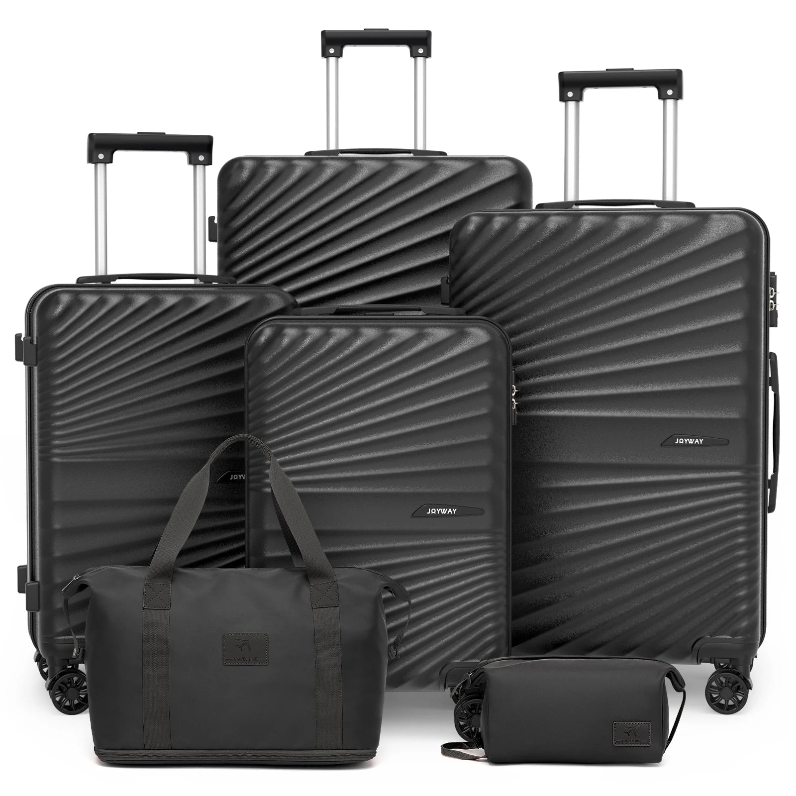 Joyway 6-Piece Travel Luggage Set, Lightweight Durable Suitcase, TSA Lock, Spinner Wheels