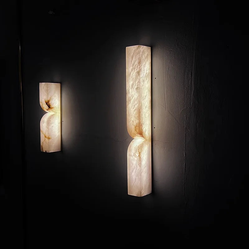 Cloud Stone Wall Lamp Living Room Bedroom Bedside Wall Light French Minimalism Copper Mood Light Home Decor LED Lighting Lights