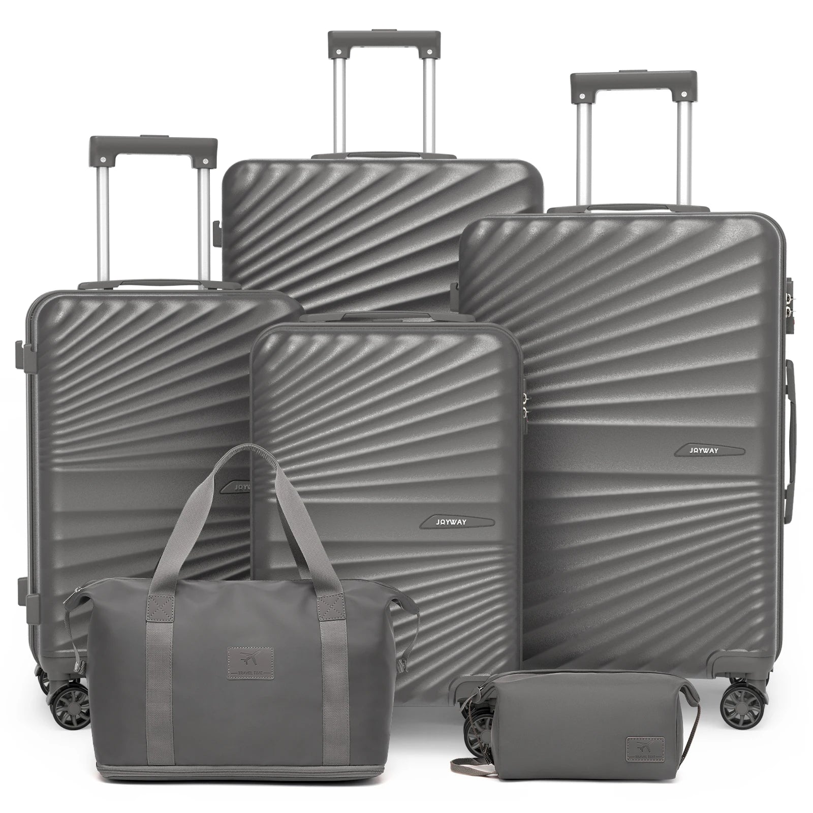 Joyway 6-Piece Travel Luggage Set, Lightweight Durable Suitcase, TSA Lock, Spinner Wheels