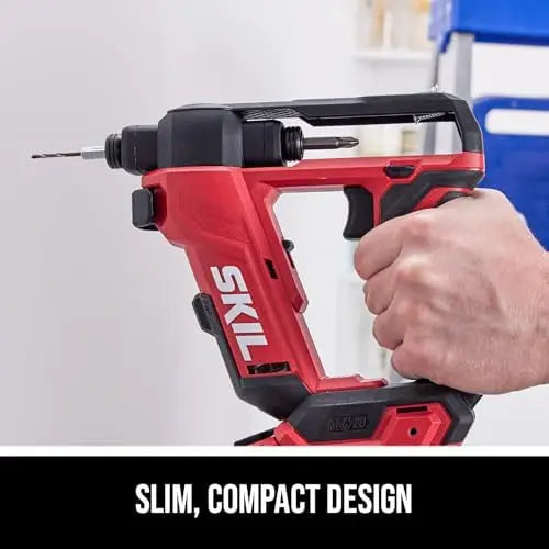 SKIL 20V Brushless Flip Drill Driver Kit with 2.0Ah USB-C Battery & Charger - DL6300D-12