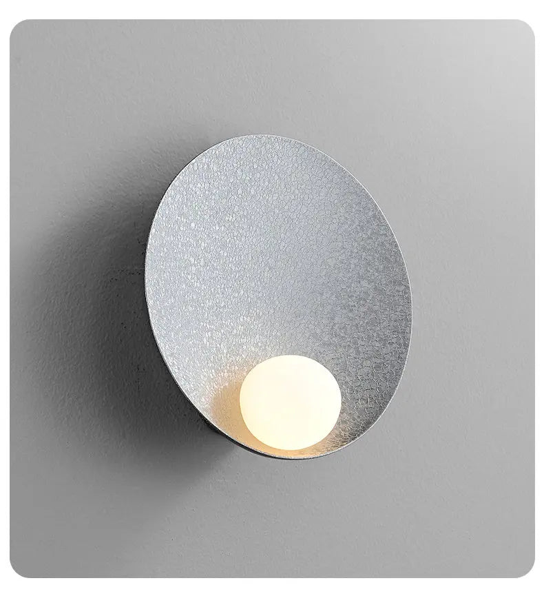 Frosted Floral LED Wall Lamp Creative Designer Art Light for Bedroom Living Room Background Corridor Home  Atmospheric wall lamp