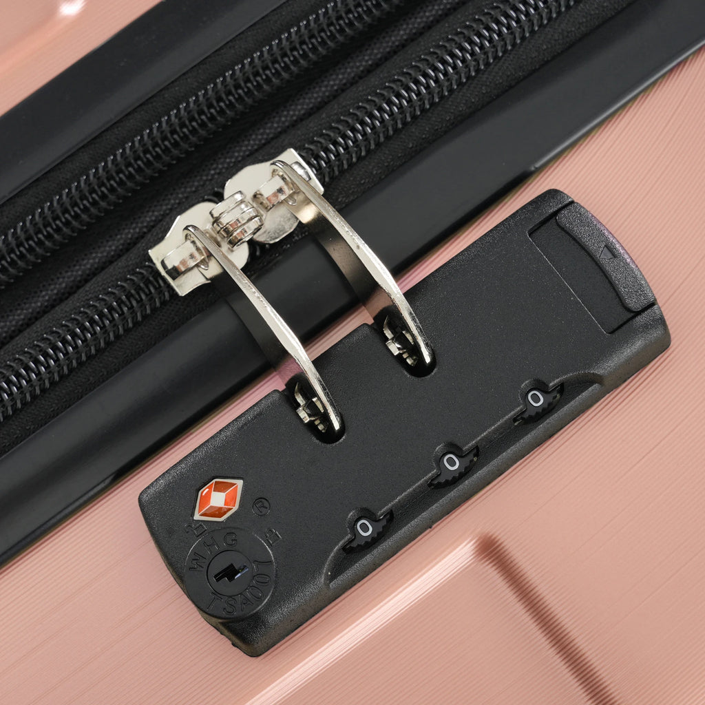 20 24 28" Rolling Luggage, Lightweight Durable ABS Suitcase with 360° Spinner Wheel, TSA Lock, Airline-Approved Travel Carry On