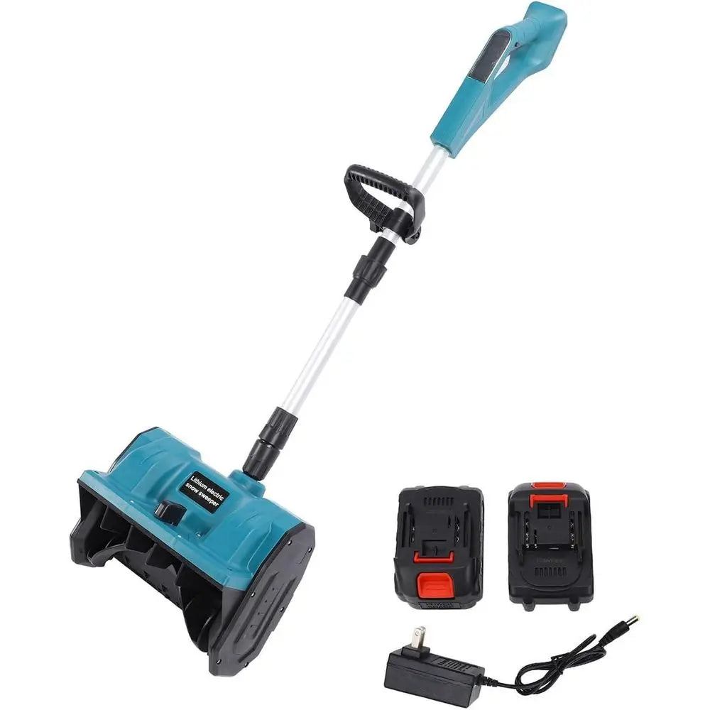 21V Cordless Electric Sweeper with 12.5 Brushed Motor, Lightweight & Compact, 26ft Throw, US Plug