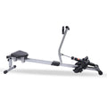 Fitness Rowing Machine Rower Ergometer, with 12 Levels of Adjustable Resistance, Digital Monitor and 260 lbs of Maximum Load, Bl