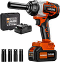 OLMLMO Impact Professional Wrench 1100N.m Screwdriver Socket Lithium Battery Electric Cordless High Speed Car Truck Repair Power