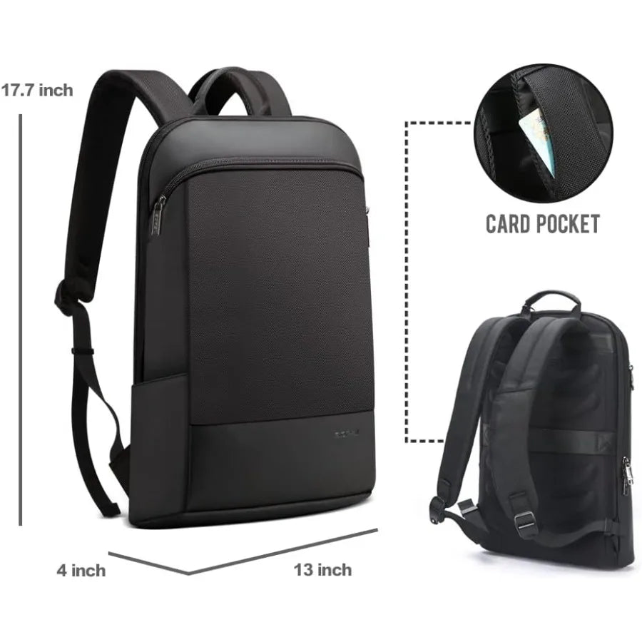 BOPAI 17 inch Super Slim Laptop Backpack MenandWomen Anti Theft Backpack Waterproof College Backpack Travel Laptop Backpack for