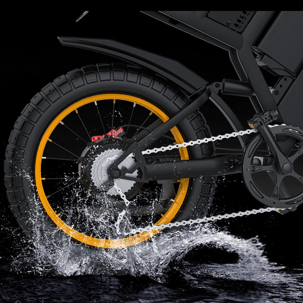 Coswheel Electric bike for Adult 3000W Dual Motor 40AH Battery Off-Road Motorcycle Mountain Bikes 20Inch Electric bike Fatbike