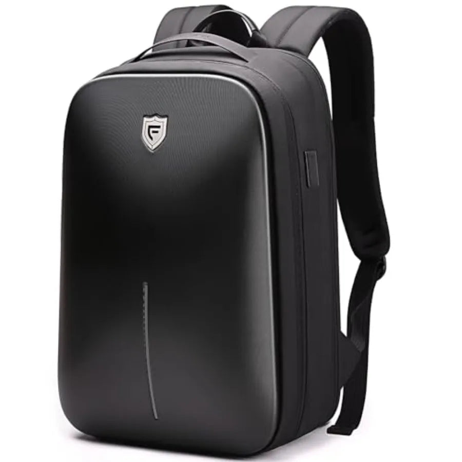 FENRUIEN Gaming Laptop Backpack 15.6 Inch Expandable Hard Shell Backpack with USB Charging Port Water Resistant Business Comput