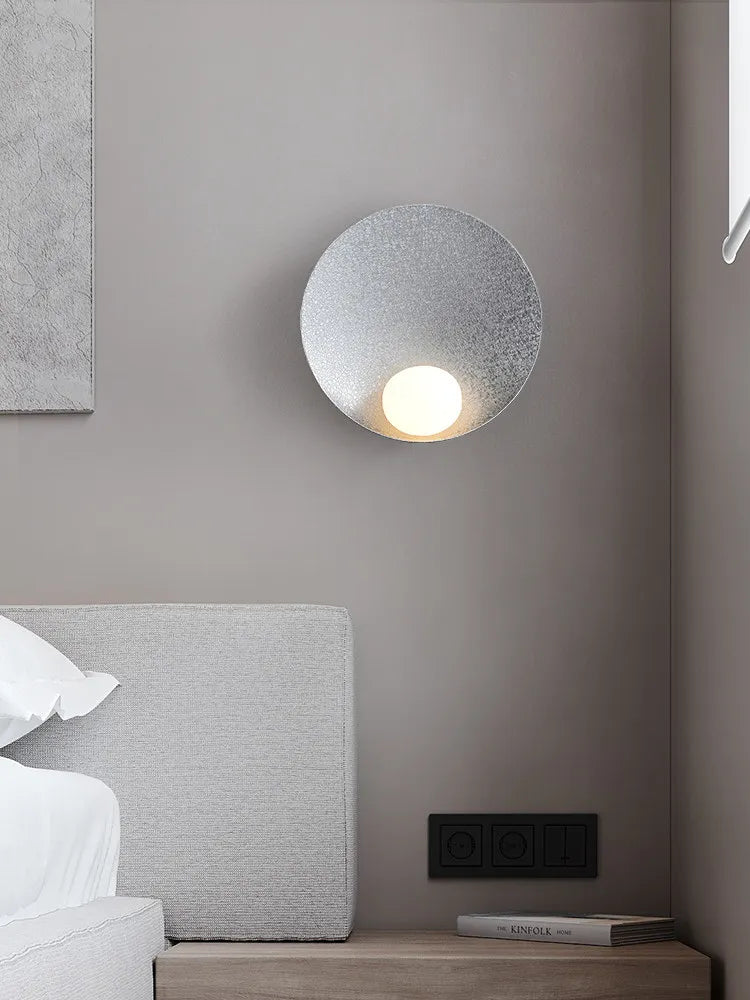 Frosted Floral LED Wall Lamp Creative Designer Art Light for Bedroom Living Room Background Corridor Home  Atmospheric wall lamp