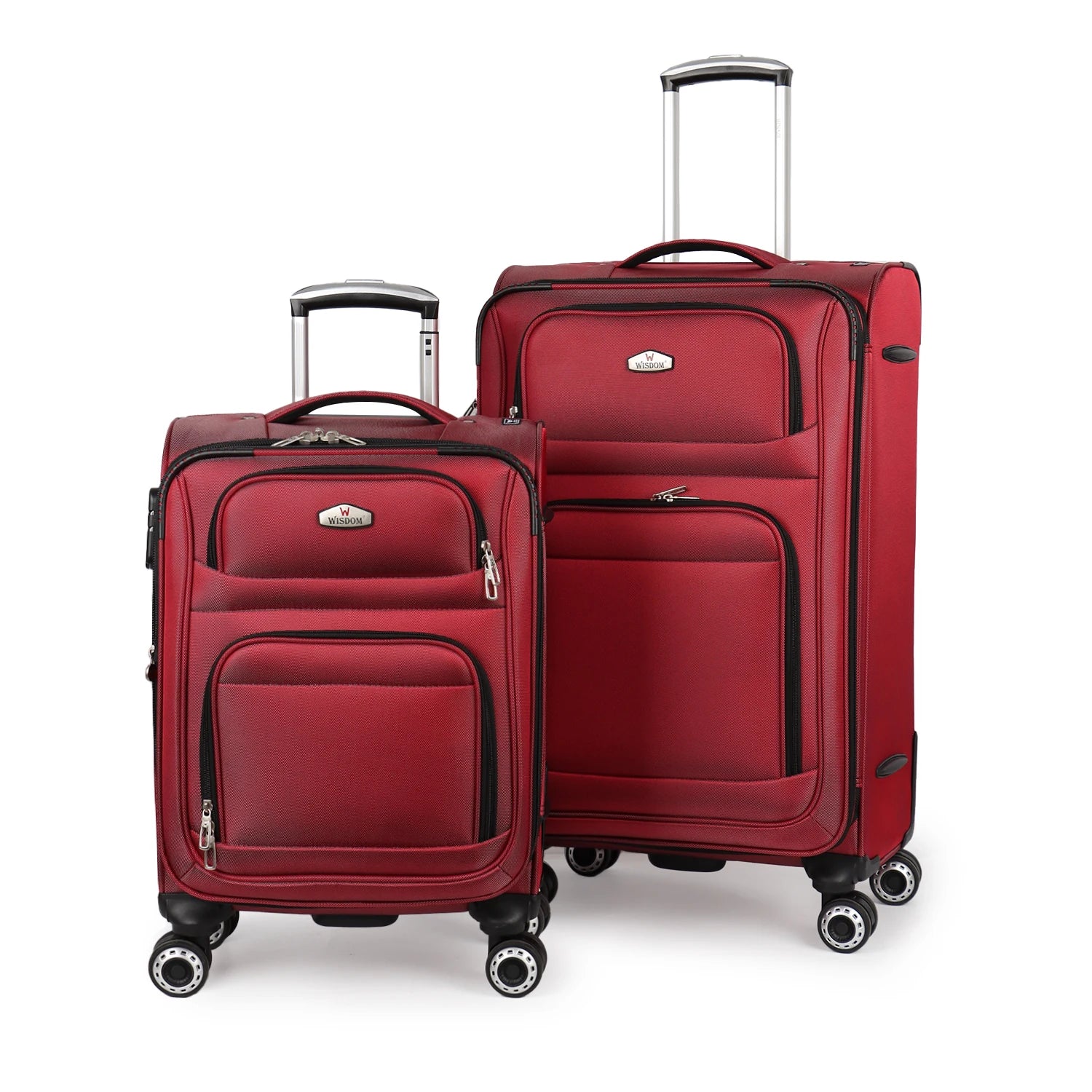 TSA Lock Luggage Set 20in+26in/20in+30in Waterproof Lightweight Softside Softshell Suitcase Expandable Rolling Luggage Travel