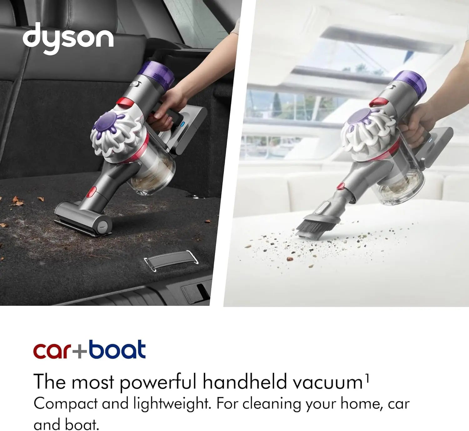 Cordless Handheld Vacuum for Car and Boat, Lightweight with 115AW Power, 2 Modes Up to 50 Min Runtime