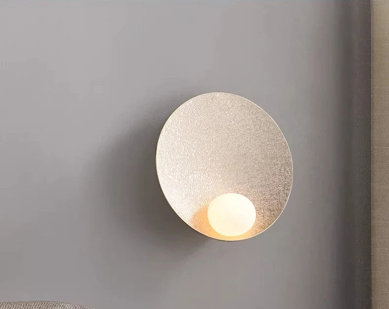 Frosted Floral LED Wall Lamp Creative Designer Art Light for Bedroom Living Room Background Corridor Home  Atmospheric wall lamp